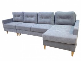 Стильный диван-трансформер "Сканди" в классическом стиле с оттоманкой