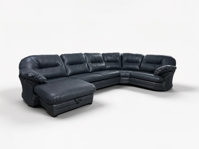 Диван-кровать "Сицилия" П-образный (натуральная кожа)